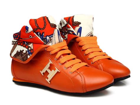 hermes sneakers orange|Hermes female sneakers.